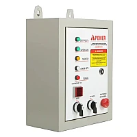 Генератор A-iPower A7000EAX в супертихом зимнем кожухе 1400SS RAL 8019 + блок автозапуска A-iPower 230 В, 50 А